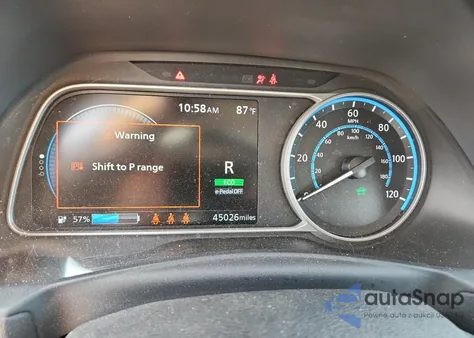 2025 Nissan Leaf Sv Plus z USA, uszkodzony, nr VIN 1N4CZ1CV3SC557332